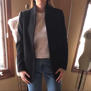 Zara outerwear black coat size small